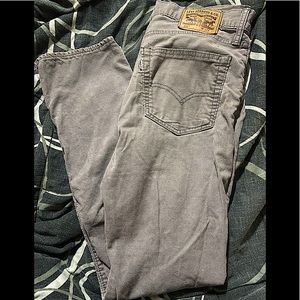 3/$22 vintage Levi’s 511 gray corduroy jeans 32